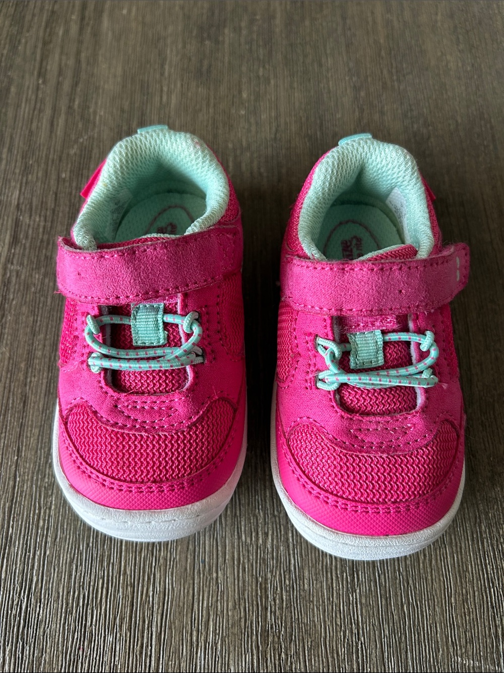 Surprize by Stride Rite Ari Toddler Girls Stage  Pink Sneakers, Sz. 4, Like New.